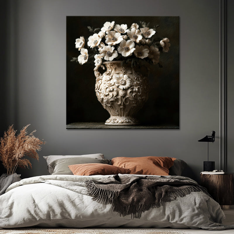 Art Vase mit Blumen I