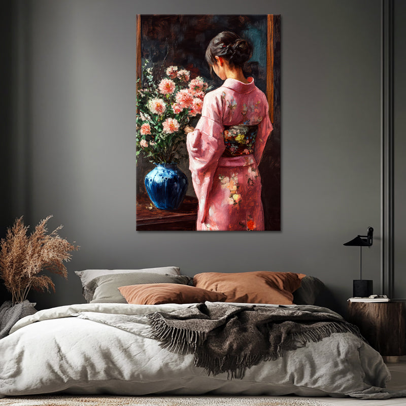 Asiatische Frau im Kimono III