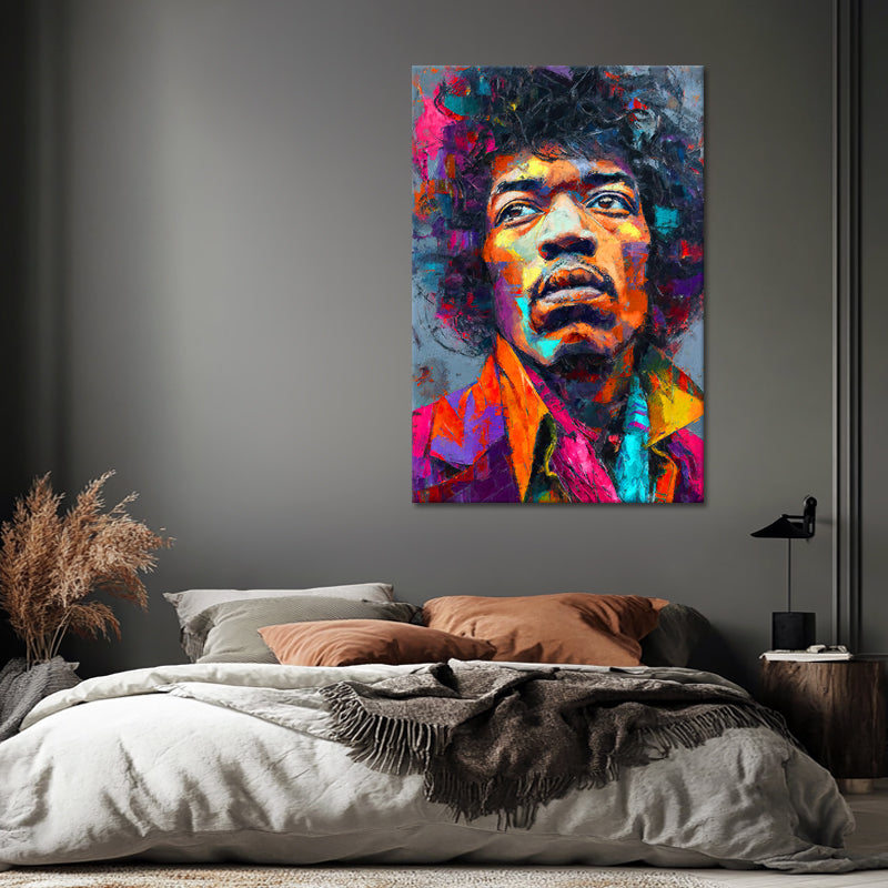 Muziek icoon Jimi Hendrix