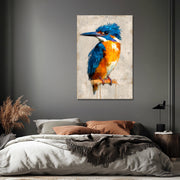 Eisvogel-Gemälde Kunst