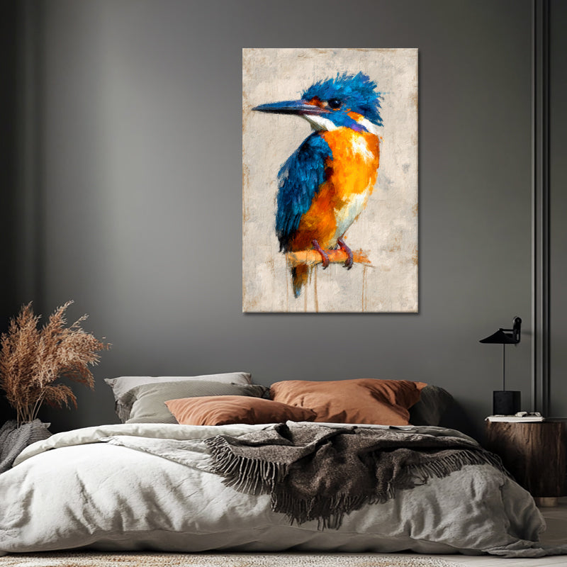 Eisvogel-Gemälde Kunst