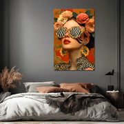 Frau Blumen Brille