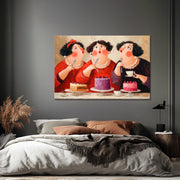 Drie Vrouwen - Dikke Dames Art