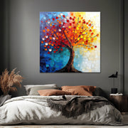 Schilderij kleurrijk Boom III
