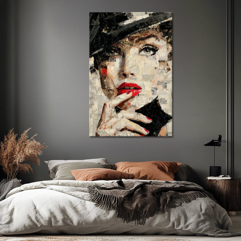 Collage Kunst Vrouw