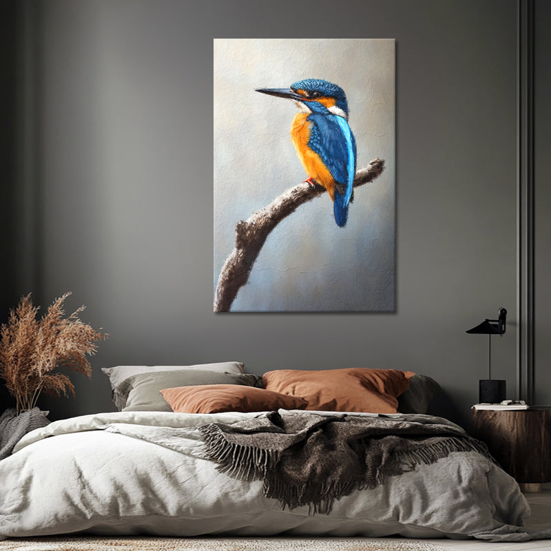 Eisvogel-Gemälde Kunst