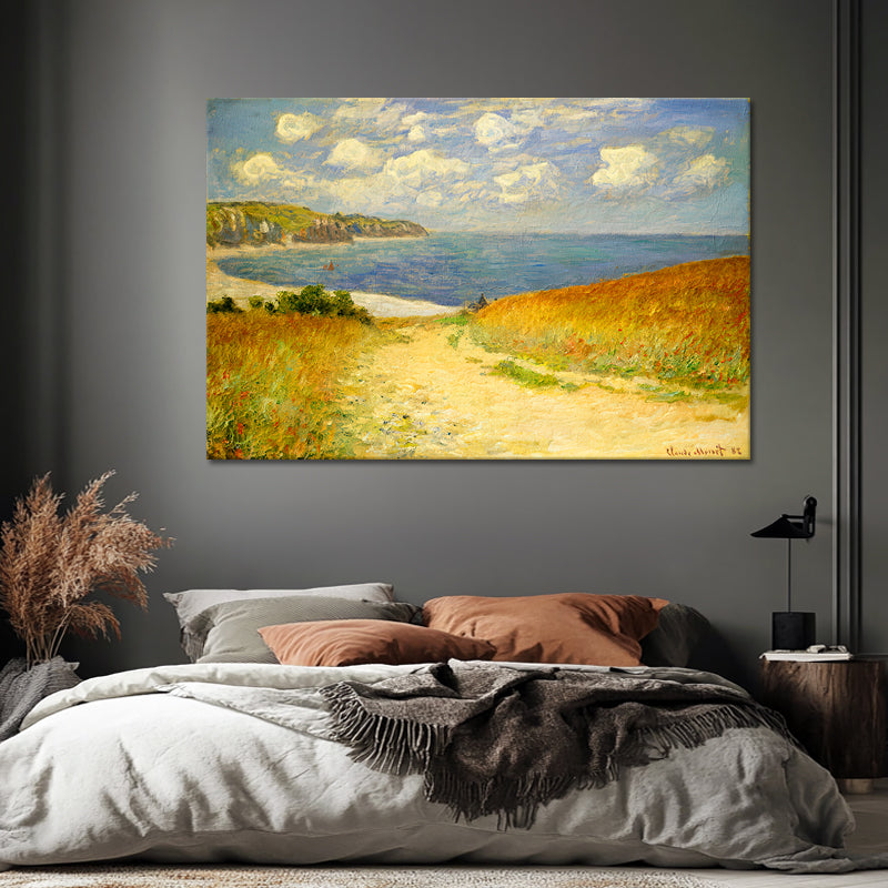 Pfad durch die Kornfelder bei Pourville - Monet