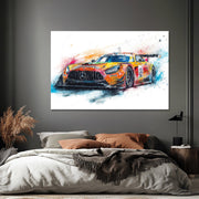 Mercedes AMG GT3 Gemälde