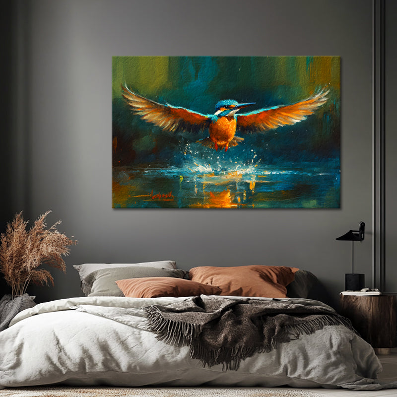 Gemälde Eisvogel III
