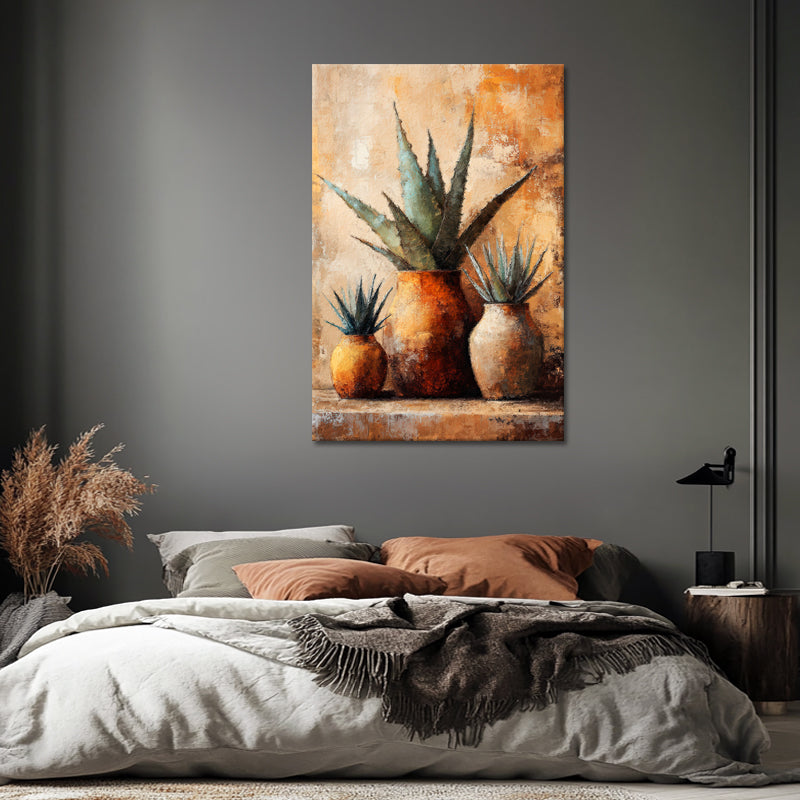 Vazen met Agave