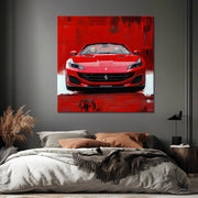 Ferrari Portofino Gemälde