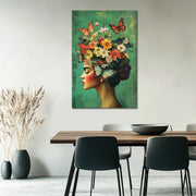 Frida Kahlo met vlinders