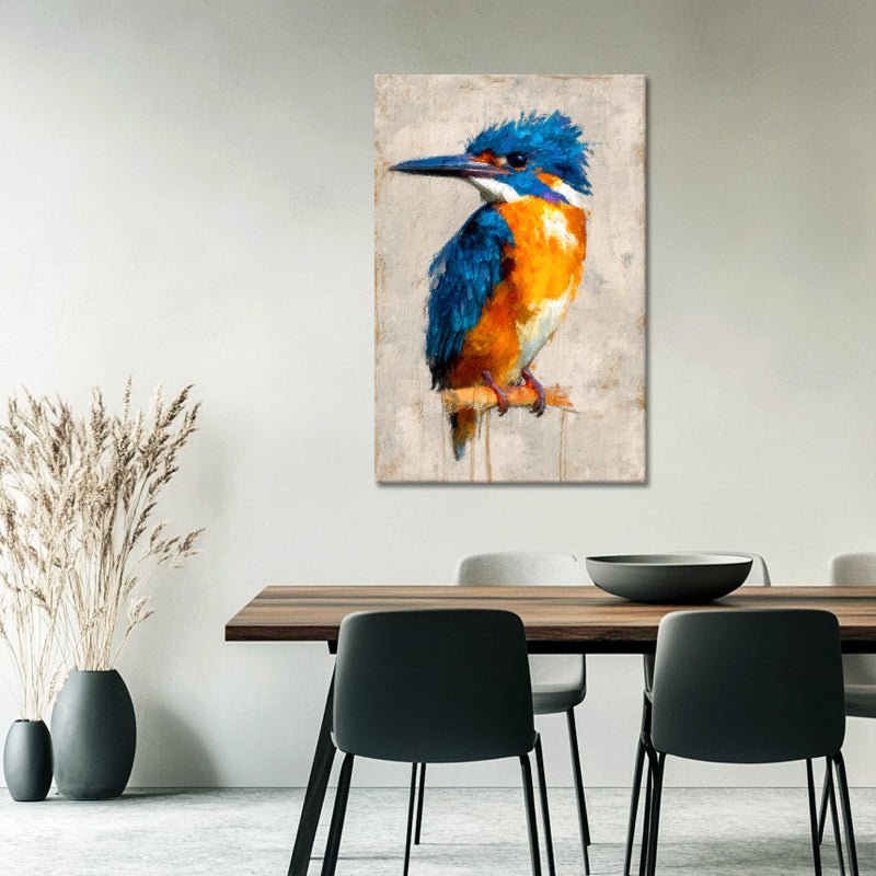 Eisvogel-Gemälde Kunst