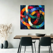 Kunst mit abstrakten Formen
