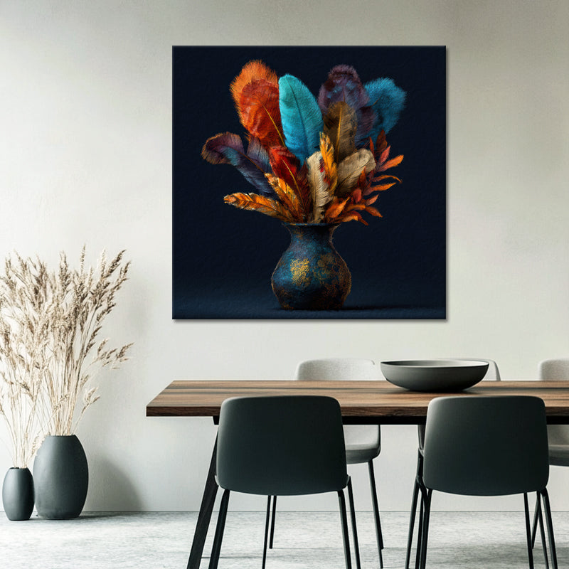 Federn in der Vase