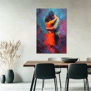 Man en Vrouw Abstract