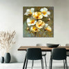 Abstrakte weiße Blumen