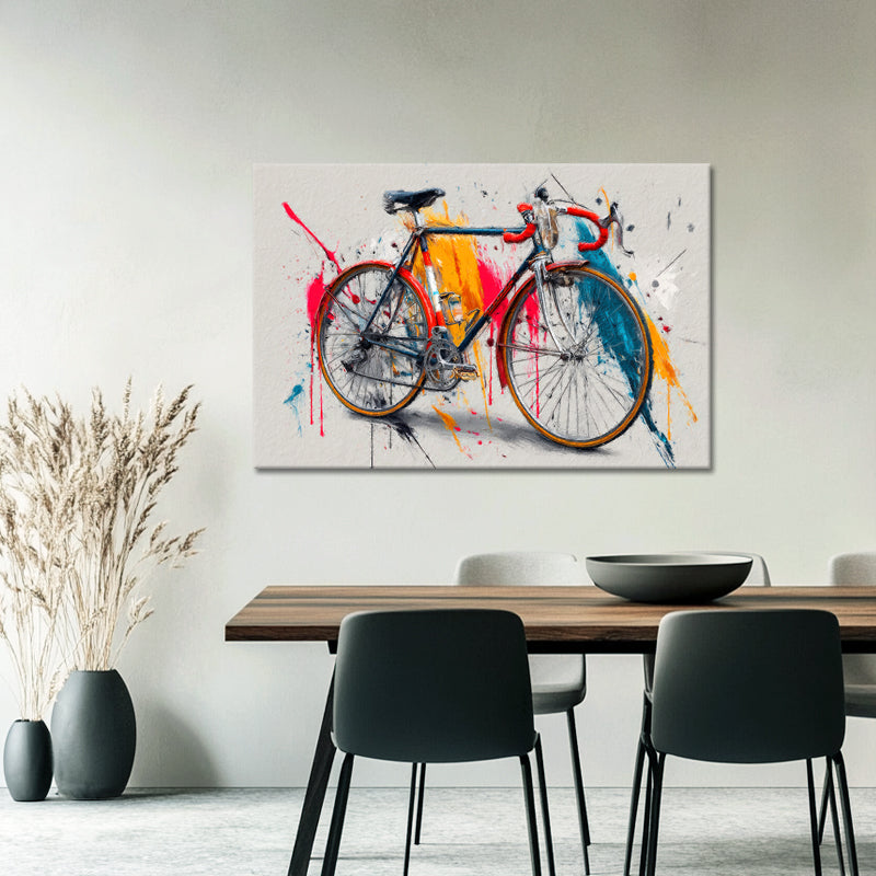 Oude Racefiets in Kleur