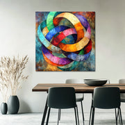 Abstracte kleurrijke vormen I