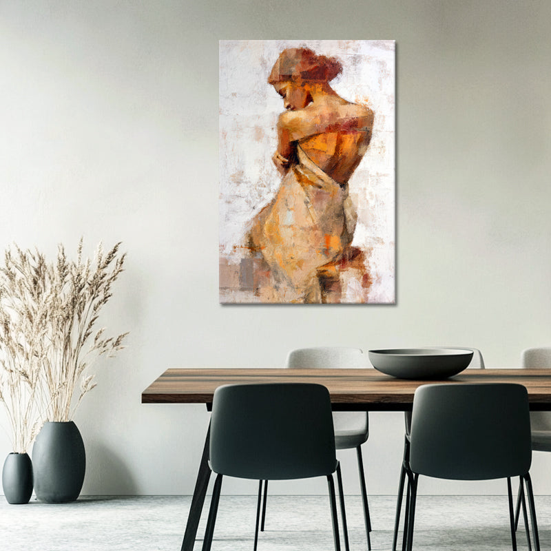 Sitzende Frau von hinten II