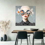 Vrouw Portret met Vissen