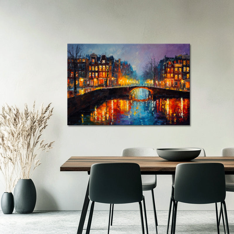 Amsterdamse Gracht bij Nacht