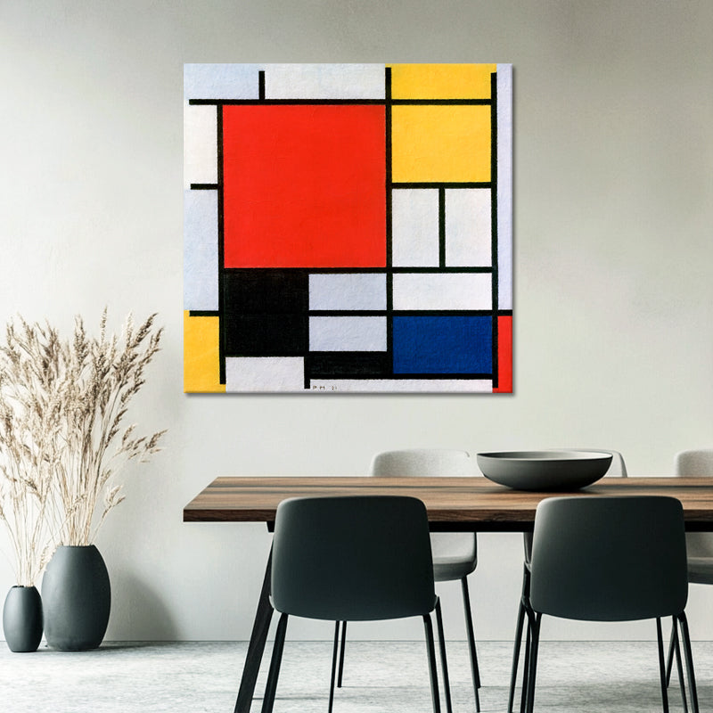 de 7 Kleurcontrasten - Piet Mondriaan