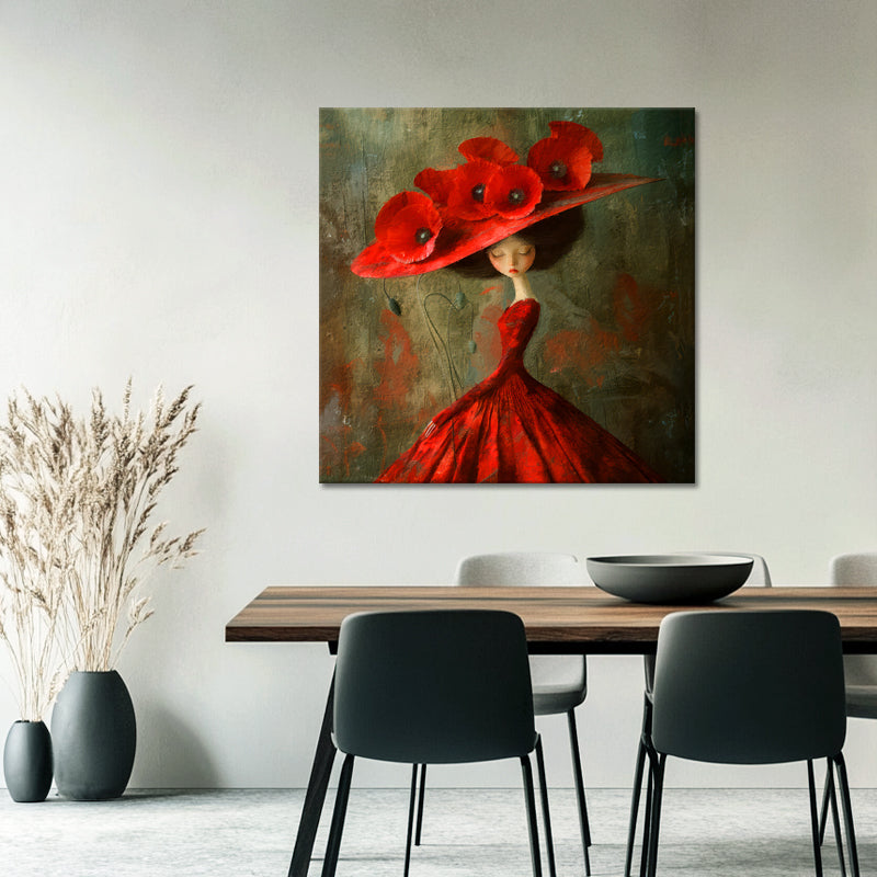 Mädchen mit Klatschmohn