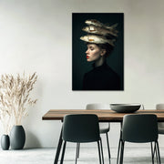Surreëel Portret Vrouw Vis