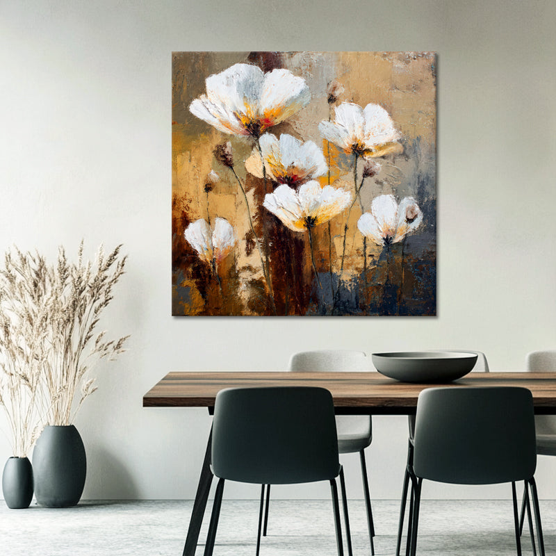 Schilderij Witte Bloemen