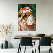 Zwei lesende Mädchen - August Renoir