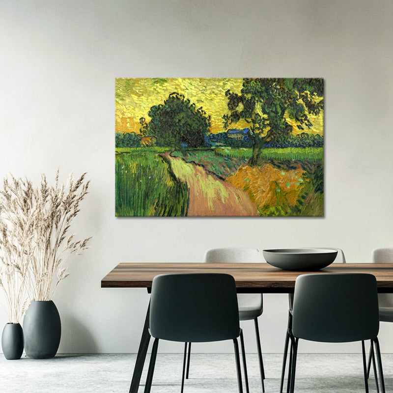 Landschap bij schemering - Van Gogh