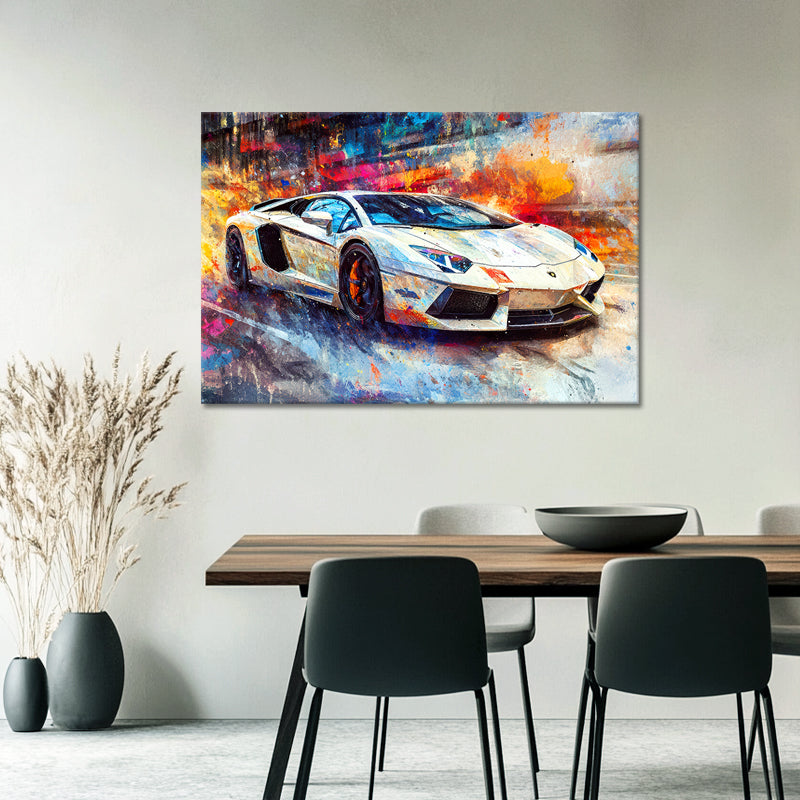 Lamborghini Aventador car dynamic