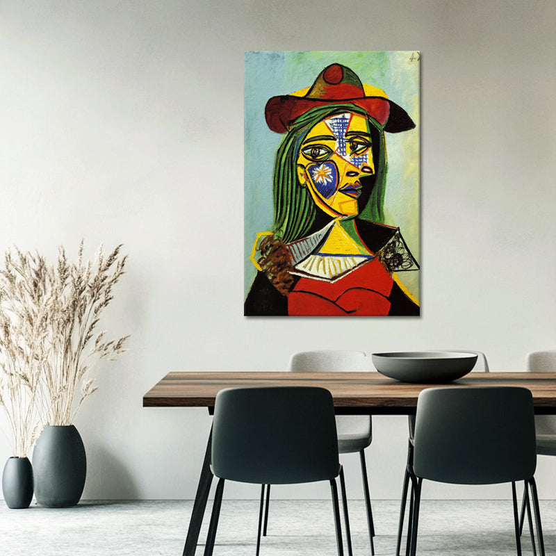 Frau mit Hut und Pelzkragen – Picasso