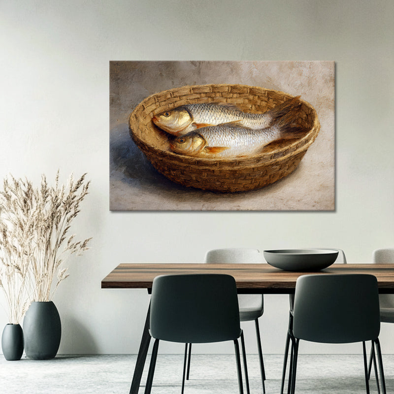 Zwei Fische im Korb