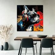 Dog graffit art