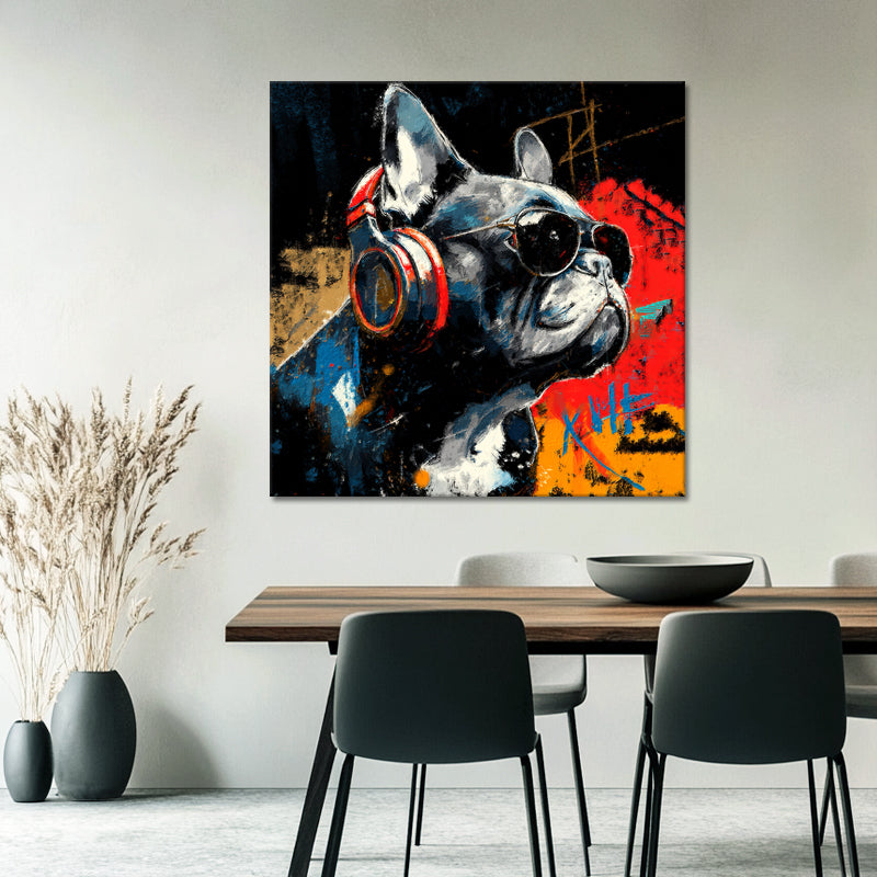 Dog graffit art