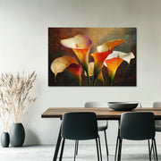 Warme Calla-Lilien