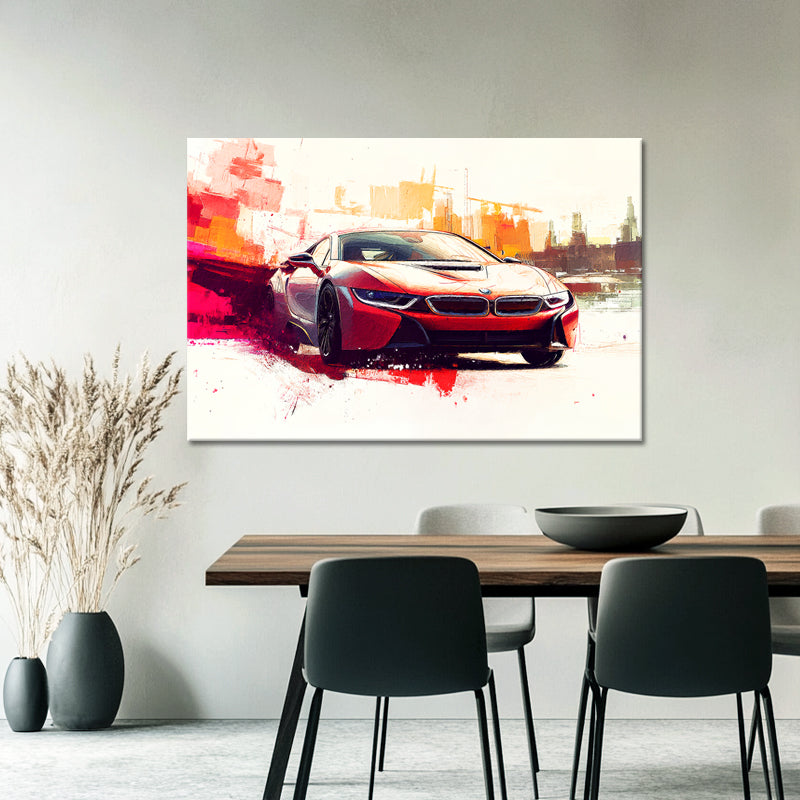 Abstracte BMW i8