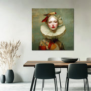 Viktorianische Dame mit Vögelchen