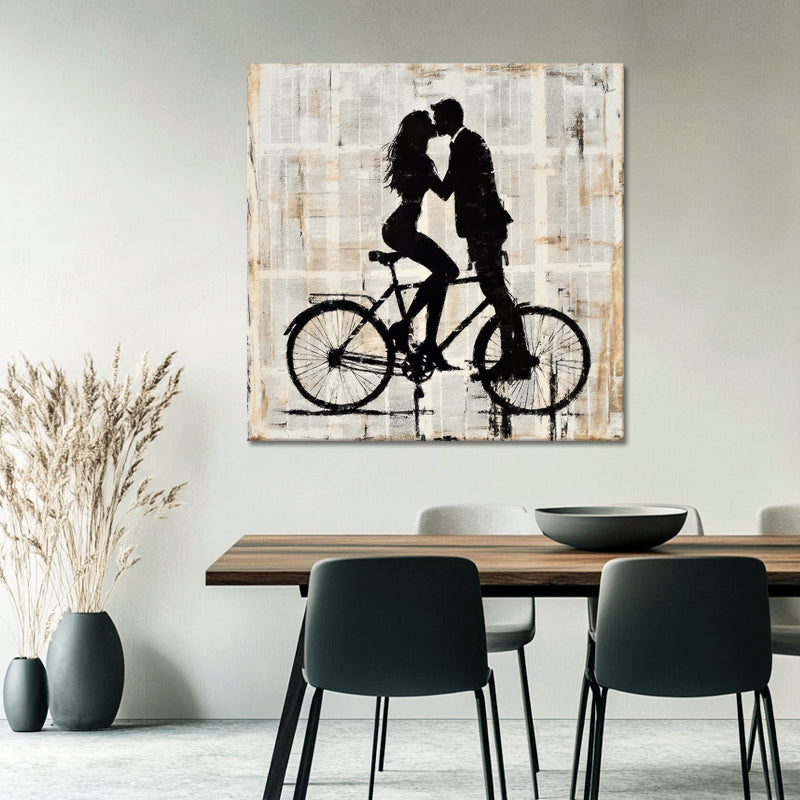 Kissen auf einem Fahrrad