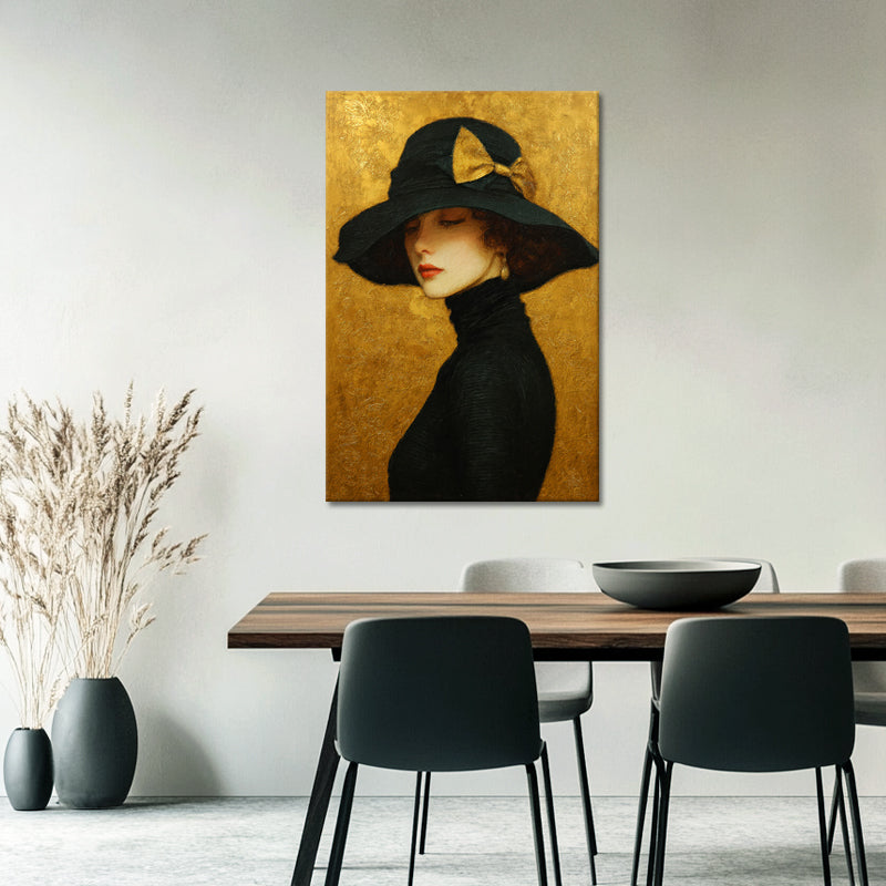 Elegante schwarze Mütze