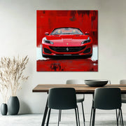 Ferrari Portofino Gemälde