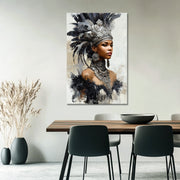 Porträt einer afrikanischen Frau
