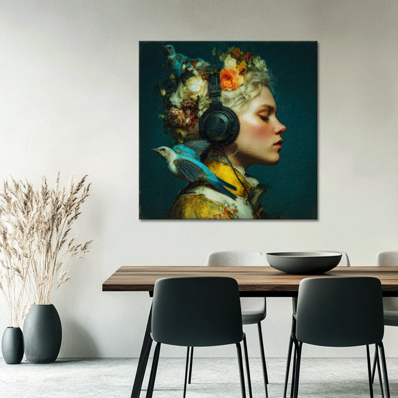 Vrouw met Koptelefoon I