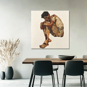 Expressives Porträt – Egon Schiele (Inspiration)