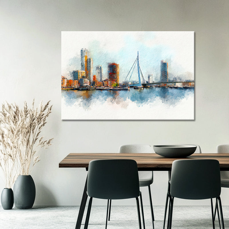 Erasmusbrücke Rotterdam Kunst