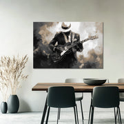 Gitarre spielendes Kunstwerk