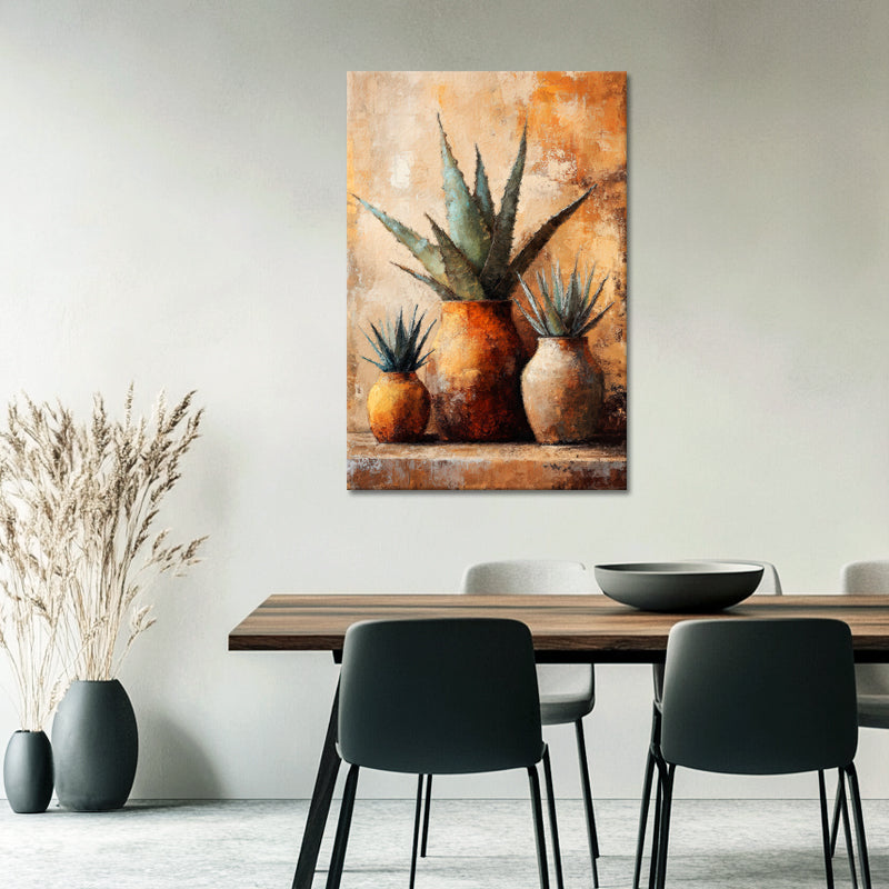 Vazen met Agave