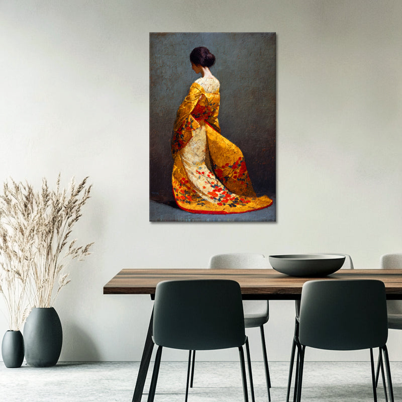 Japanisches Frauenkunstwerk